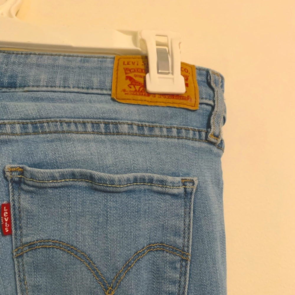 Levi’s Blue skinny ripped Jeans